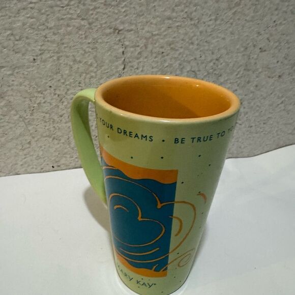 Mary Kay Mug Tall Green Heart Be True to your dreams - Picture 3 of 6